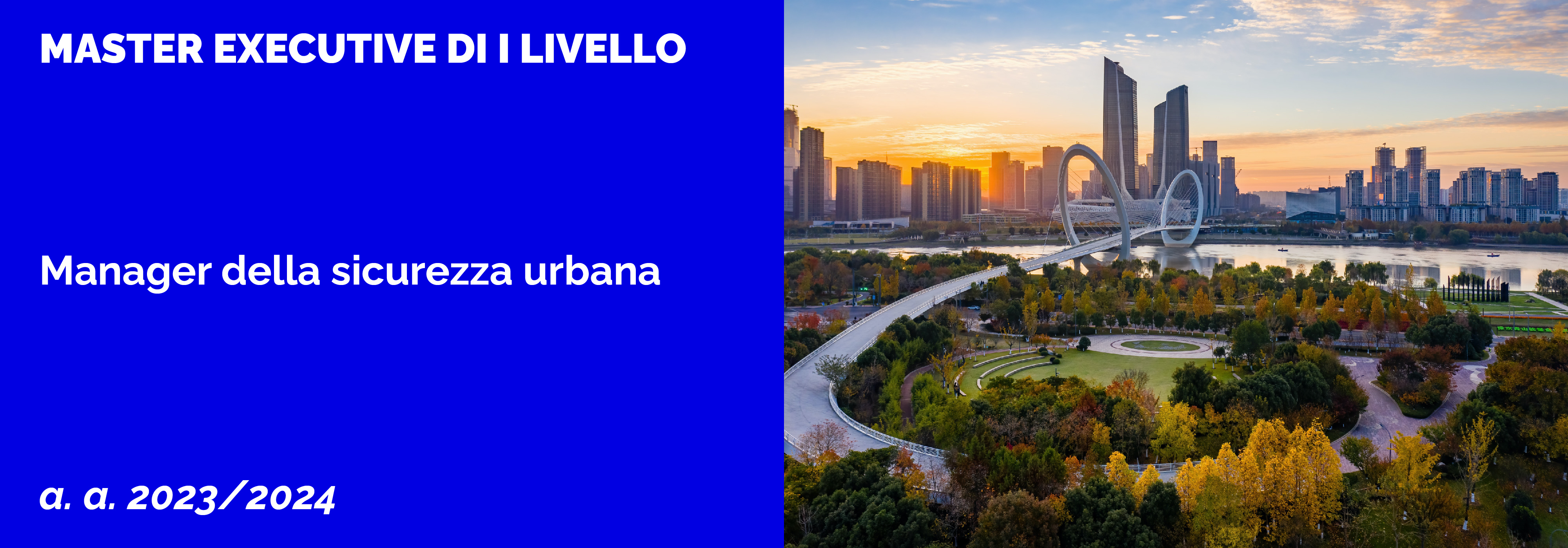 Manager della sicurezza urbana - a.a. 2023/24
